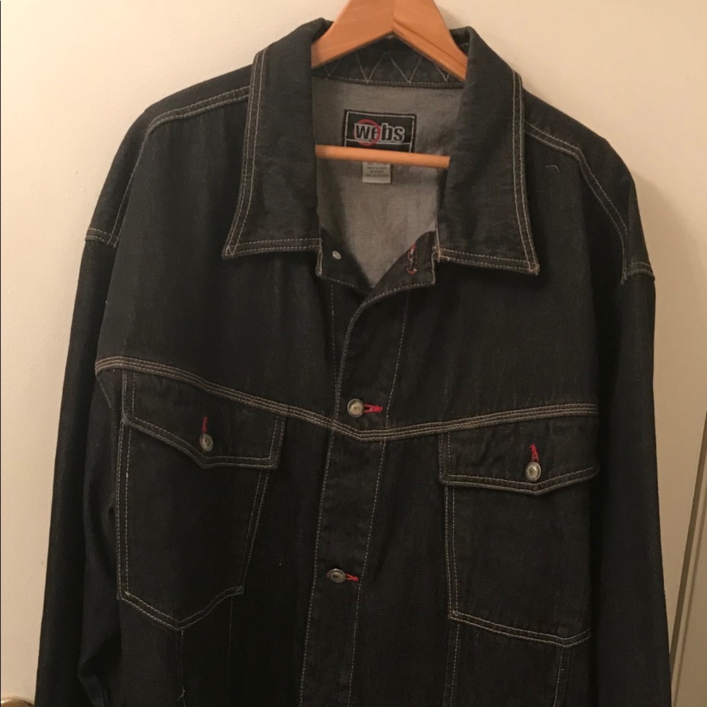 Men’s Webs Jean Jacket Size XXL